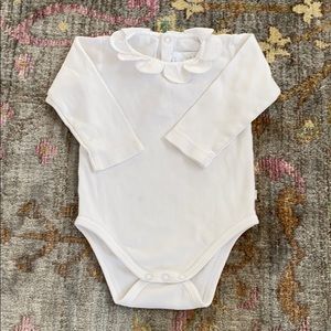 White layering onesie 12M